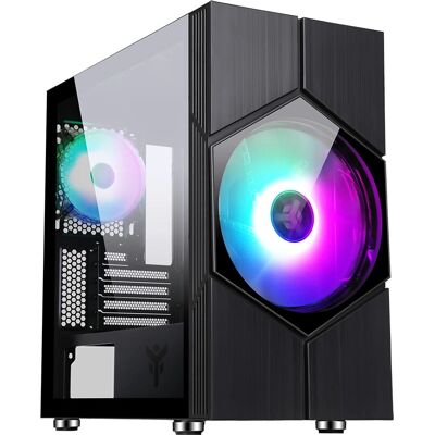 Boîtier Mini Tour Vortex Itek - RGB, Verre Trempé, Micro-ATX - Publicité Boîtier Mini Tour Vortex Itek - RGB, Verre Trempé, Micro-ATX - Publicité