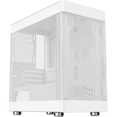 Boîtier PC Mini Tour Blanc PROMESH 35W Itek - Publicité Boîtier PC Mini Tour Blanc PROMESH 35W Itek - Publicité