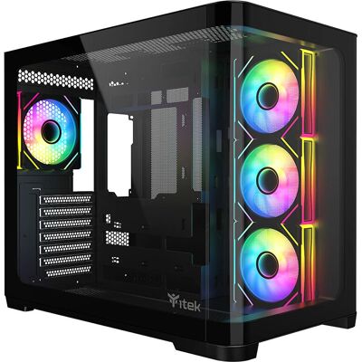 Itek Dark Cave Curved Tower ATX - Obudowa gamingowa Itek Dark Cave Curved Tower ATX - Obudowa gamingowa