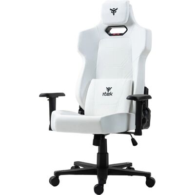 Itek PM66 Gaming-Stuhl - Gepolsterter Sitz Weiß Itek PM66 Gaming-Stuhl - Gepolsterter Sitz Weiß