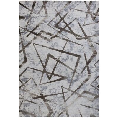 Alfombra geométrica marrón WMD - Double MAR001 - 160x230 cm Alfombra geométrica marrón WMD - Double MAR001 - 160x230 cm