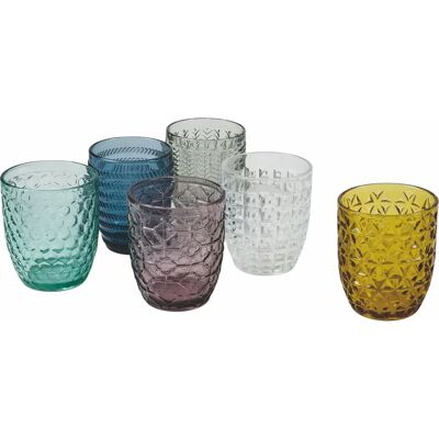 Set di 6 bicchieri d'acqua Geometrie - Bicchieri in vetro Set di 6 bicchieri d'acqua Geometrie - Bicchieri in vetro