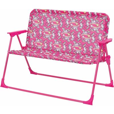 GALILEO - Panca bimbo 2 posti - decor unicornio GALILEO - Panca bimbo 2 posti - decor unicornio