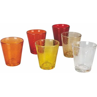 Set di 6 bicchieri Cancun Sunset - 330ml, Multicolore Set di 6 bicchieri Cancun Sunset - 330ml, Multicolore