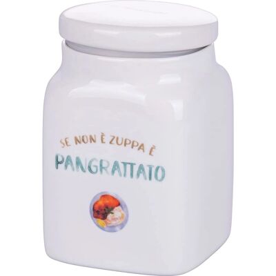 Le Travisate - Förvaringsburk i Bone China - 750ml - Glansigt utseende Le Travisate - Förvaringsburk i Bone China - 750ml - Glansigt utseende