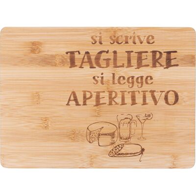 GALILEO - Tagliere bamboo 33x24x1.5 cm - Cutting board GALILEO - Tagliere bamboo 33x24x1.5 cm - Cutting board