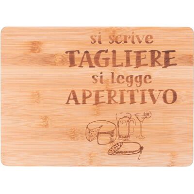 GALILEO - Tagliere bamboo 33x24x1.5 cm - Cutting board GALILEO - Tagliere bamboo 33x24x1.5 cm - Cutting board