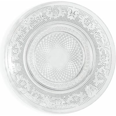 Villa d'Este Ensemble de 6 Assiettes à Pain Imperial - Verre Transparent Villa d'Este Ensemble de 6 Assiettes à Pain Imperial - Verre Transparent
