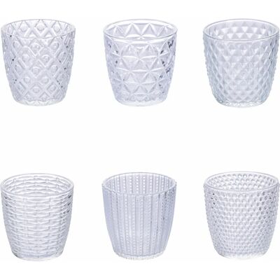 Villa D'Este Geometrie Clear Wassergläser-Set - 6 Stück - 300 ml Villa D'Este Geometrie Clear Wassergläser-Set - 6 Stück - 300 ml
