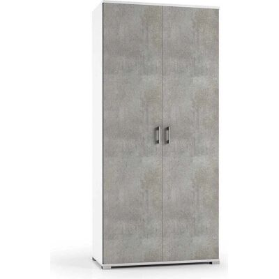 Armario Multiusos Kiamami Valentina - Moderno 90cm Gris Cemento Armario Multiusos Kiamami Valentina - Moderno 90cm Gris Cemento