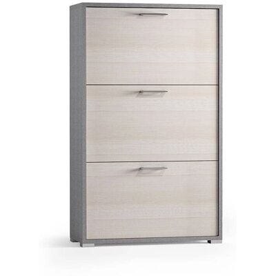 Zapatero de Madera Kiamami Valentina - Ahorro de Espacio en Alerce con 3 Puertas Zapatero de Madera Kiamami Valentina - Ahorro de Espacio en Alerce con 3 Puertas