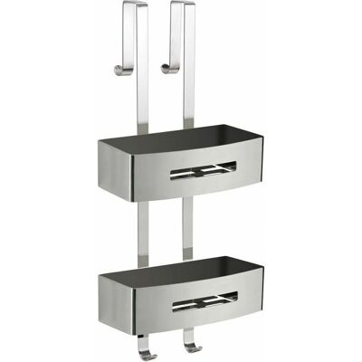 Organizador de Ducha Kiamami Valentina - Doble de Acero Inoxidable - Diseño Clásico Organizador de Ducha Kiamami Valentina - Doble de Acero Inoxidable - Diseño Clásico