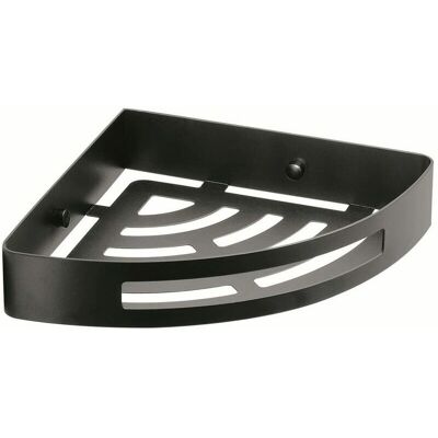 Étagère d'angle pour douche Kiamami Valentina - Noir Mat - Accessoire de salle de bain moderne Étagère d'angle pour douche Kiamami Valentina - Noir Mat - Accessoire de salle de bain moderne