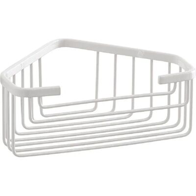 KIAMAMI VALENTINA Étagère d'angle de douche en acier blanc KIAMAMI VALENTINA Étagère d'angle de douche en acier blanc