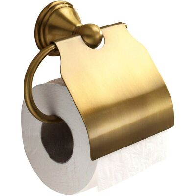 Kiamami Valentina Soporte de papel higiénico de pared en bronce rosa - Portarrollos de papel higiénico Kiamami Valentina Soporte de papel higiénico de pared en bronce rosa - Portarrollos de papel higiénico