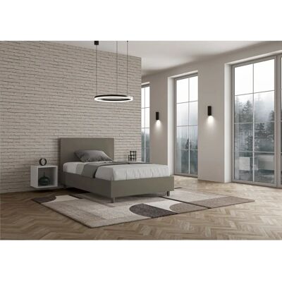 Cadre de lit Adele Cappuccino d'Ityhome - 120x210 cm, Espace de rangement optionnel - Publicité Cadre de lit Adele Cappuccino d'Ityhome - 120x210 cm, Espace de rangement optionnel - Publicité