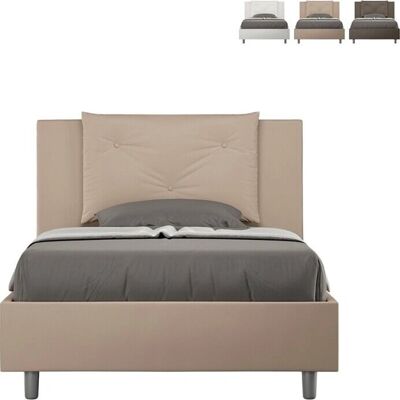 ITAMOBY Bett - 120x200 - Beige - Modernes italienisches Design ITAMOBY Bett - 120x200 - Beige - Modernes italienisches Design