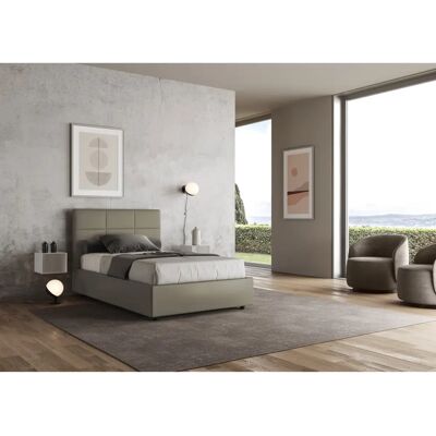 Lit Mika Ityhome - 120x200cm - Capitonné & Facile à Nettoyer - Publicité Lit Mika Ityhome - 120x200cm - Capitonné & Facile à Nettoyer - Publicité