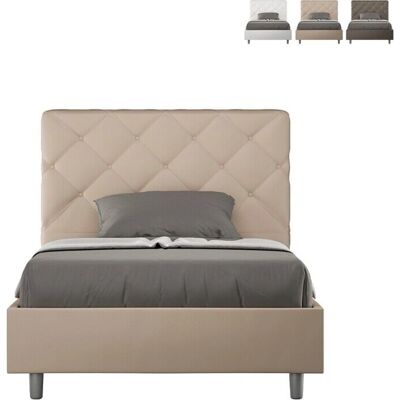 ITAMOBY Priya Beige Bett - Modern, Gepolstert, Mit Stauraum ITAMOBY Priya Beige Bett - Modern, Gepolstert, Mit Stauraum