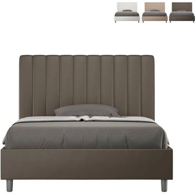 ITAMOBY Braune Polsterbett mit Stauraum - 120x200 ITAMOBY Braune Polsterbett mit Stauraum - 120x200