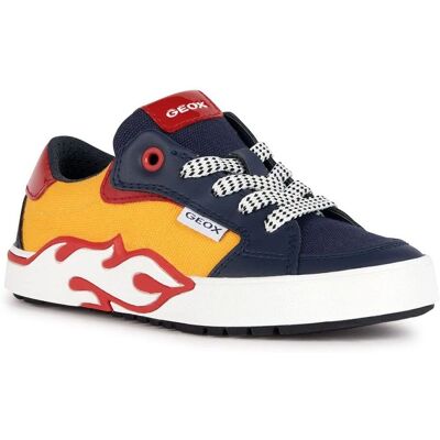 Geox J35hla 01054 J Alphabeet - Atmungsaktiver Jungensneaker Geox J35hla 01054 J Alphabeet - Atmungsaktiver Jungensneaker