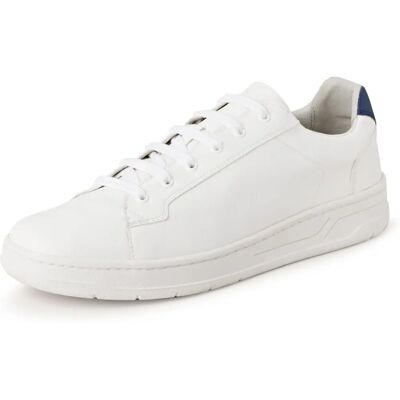 GEOX Wit/Marine Blauw Model 45 Schoenen GEOX Wit/Marine Blauw Model 45 Schoenen