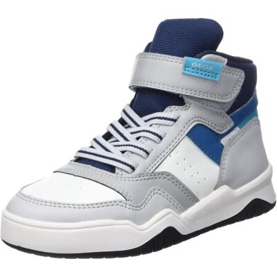 GEOX Perth Jasnoszary/Niebieskie Buty dla Dzieci - Sneakers GEOX Perth Jasnoszary/Niebieskie Buty dla Dzieci - Sneakers