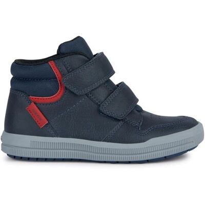 Geox J Arzach Black Sneakers - High-Top Impact Protection Geox J Arzach Black Sneakers - High-Top Impact Protection