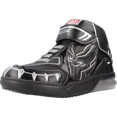 Zimowe buty LED Marvel Avengers dla chłopca - Srebro/Czarny - Geox Zimowe buty LED Marvel Avengers dla chłopca - Srebro/Czarny - Geox