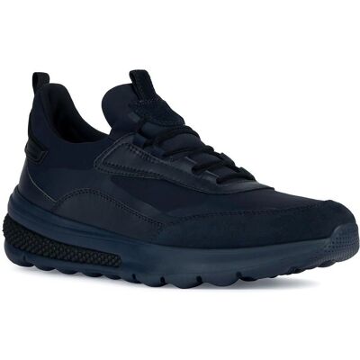 Baskets en Cuir GEOX U36BAA 01522 Marine - Chaussures Décontractées - Publicité Baskets en Cuir GEOX U36BAA 01522 Marine - Chaussures Décontractées - Publicité