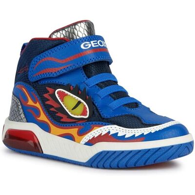 Geox C0833 Inek Blauwe Kinderschoenen - Schoenen Geox C0833 Inek Blauwe Kinderschoenen - Schoenen