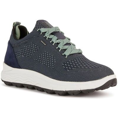 Niebieskie sneakers Geox - D Spherica 4x4 B Abx - Wodoodporne i wygodne Niebieskie sneakers Geox - D Spherica 4x4 B Abx - Wodoodporne i wygodne