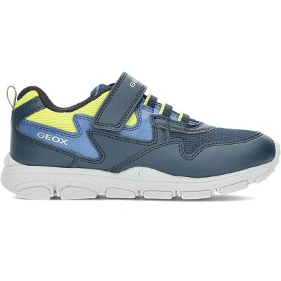 Geox J Torque Navy Lime - Tênis esportivos Geox J Torque Navy Lime - Tênis esportivos