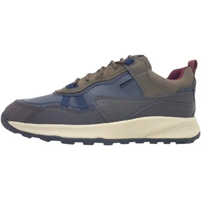 GEOX - Terrestre ABX - Bleu marine - Marron foncé - Shoes - Publicité GEOX - Terrestre ABX - Bleu marine - Marron foncé - Shoes - Publicité