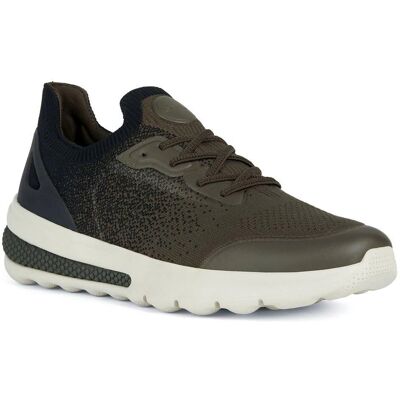 GEOX Spherica Actif Homme Vert Militaire/Noir - Chaussures - Publicité GEOX Spherica Actif Homme Vert Militaire/Noir - Chaussures - Publicité