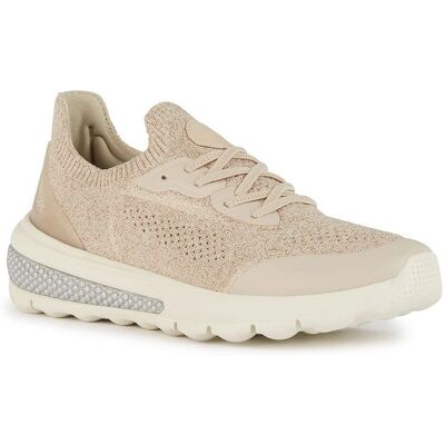 Geox Spherica Actif - Baskets beiges pour femmes - Publicité Geox Spherica Actif - Baskets beiges pour femmes - Publicité