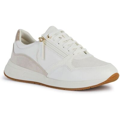 Baskets Geox Bulmya Blanc - Sneakers - Publicité Baskets Geox Bulmya Blanc - Sneakers - Publicité
