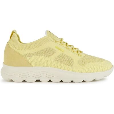 Żółte Buty Geox Spherica - Sneakers Żółte Buty Geox Spherica - Sneakers