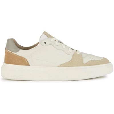 Trampki Geox Deiven Białe/Beige - Buty Trampki Geox Deiven Białe/Beige - Buty