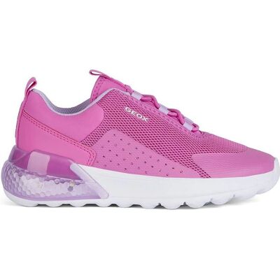 GEOX Activart Illuminus Junior Fuchsia/lila - Baskets - Publicité GEOX Activart Illuminus Junior Fuchsia/lila - Baskets - Publicité