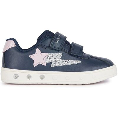 GEOX Skylin Meisje Marine/roze - Sneakers GEOX Skylin Meisje Marine/roze - Sneakers