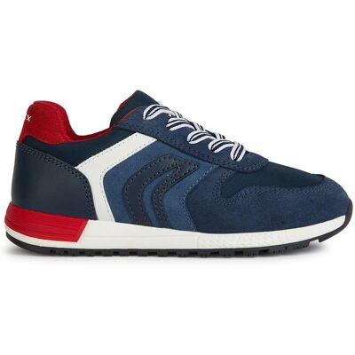 Geox J Alben Blå Sneakers - Vardags skor Geox J Alben Blå Sneakers - Vardags skor