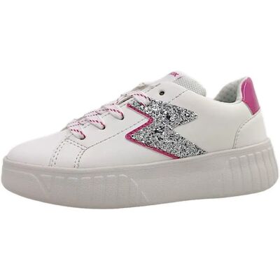 Scarpe Geox Mikiroshi Ragazze Bianche Rosa - Sneakers Scarpe Geox Mikiroshi Ragazze Bianche Rosa - Sneakers