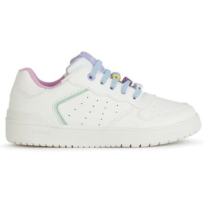 Geox Washiba Sneakers Junior Wit - Sneakers Geox Washiba Sneakers Junior Wit - Sneakers