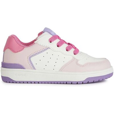 Geox J Washiba G Baskets Roses - Sneakers - Publicité Geox J Washiba G Baskets Roses - Sneakers - Publicité