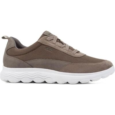 GEOX U45BYA 01422 Brown Leather Casual Shoes - Shoes GEOX U45BYA 01422 Brown Leather Casual Shoes - Shoes