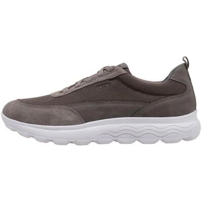 GEOX U45BYA 01422 Scarpe da Ginnastica in Pelle Marrone - Sneakers GEOX U45BYA 01422 Scarpe da Ginnastica in Pelle Marrone - Sneakers