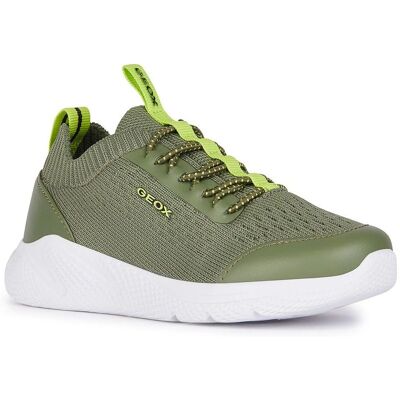 GEOX Sprintye Junior Military Lime Sneakers - Sneaker GEOX Sprintye Junior Military Lime Sneakers - Sneaker