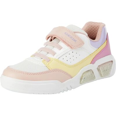 GEOX Illuminus Junior Vit/multicolor - Skor GEOX Illuminus Junior Vit/multicolor - Skor