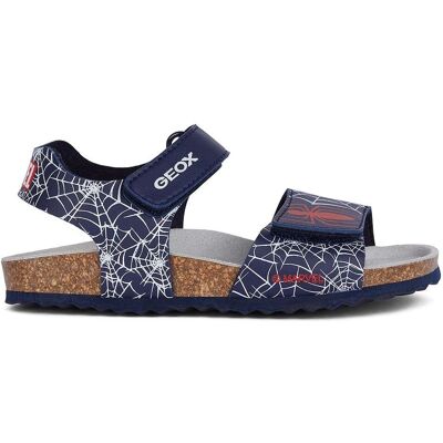 GEOX Pojkar Ghita Blå Röd Sneakers GEOX Pojkar Ghita Blå Röd Sneakers